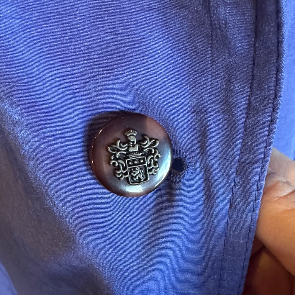 Vintage Gallery Purple Trench Coat - Picture 4 of 7